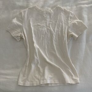 SKIMS Cream Short Sleeve Tee